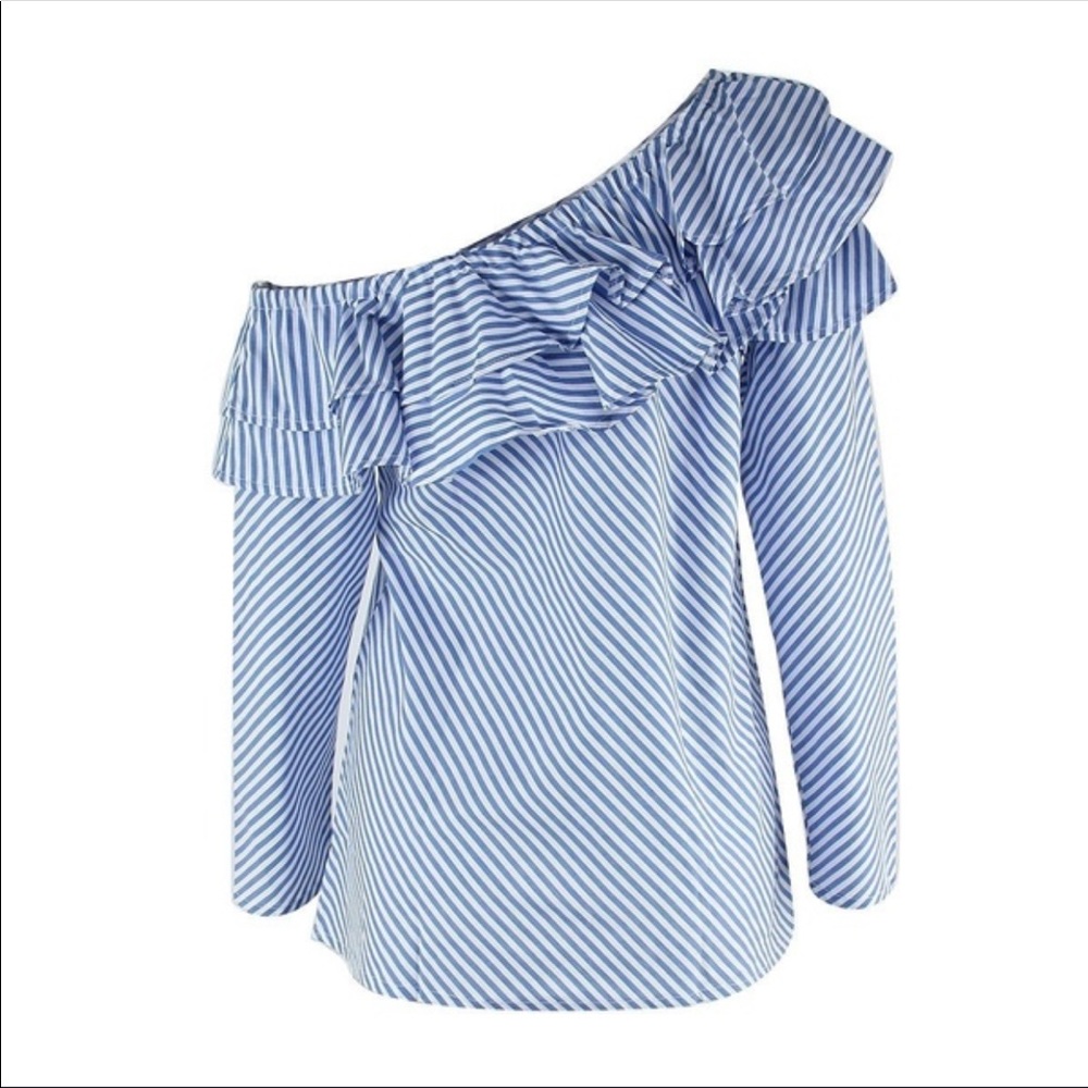 One shoulder shirt